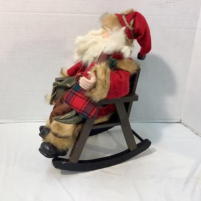 Lot 1581  Santa in the Rocking Chair