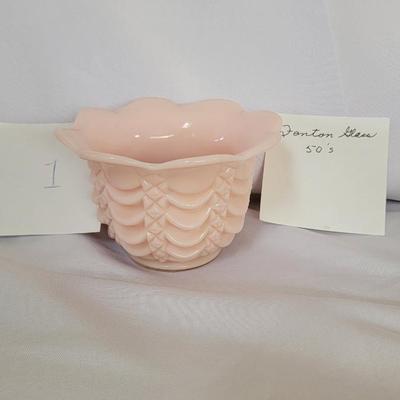 Pink Fenton glass