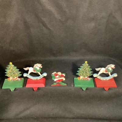 Lot 1592. Vintage Cast Iron Stocking Hooks