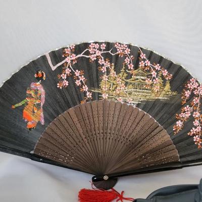 Fan and teapot