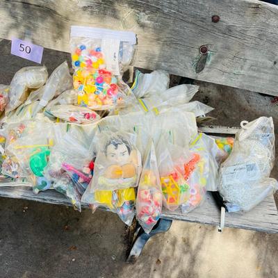 Large lot of Plastic Cake Decorations