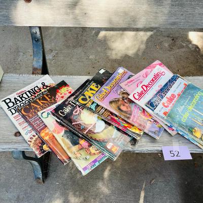 Lot 2 of cake decorating books/ magazines
