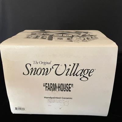 FARM HOUSE SNOW VILLAGE