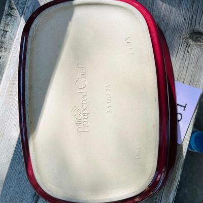 Pampered Chef pottery baker