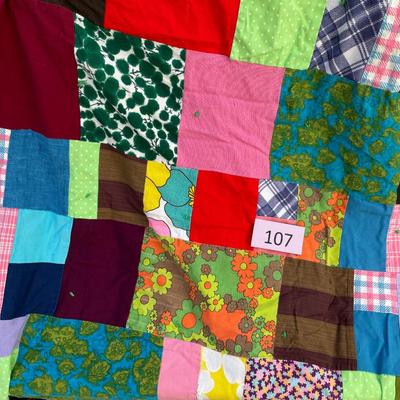 Vintage patchwork quilt