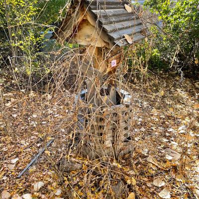 Wooden Wishing well.