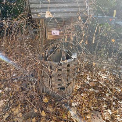 Wooden Wishing well.