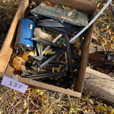 Vintage box of misc.