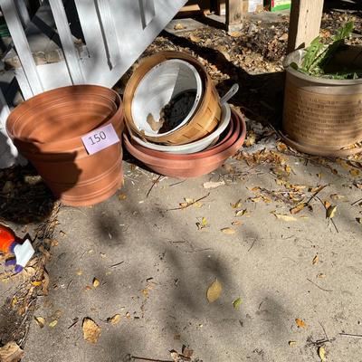 Plastic planters
