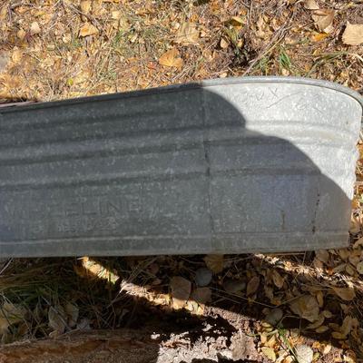 Galvanized Steel Buckets Wash tub & Waterer