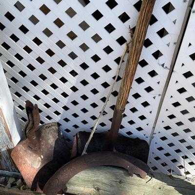 Yard Art pieces & wood