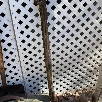 Yard Art pieces & wood