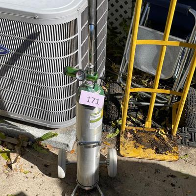Oxygen tank & cart