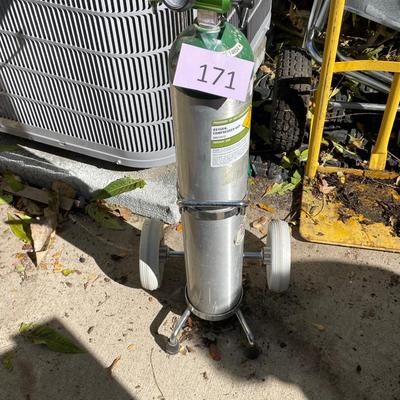 Oxygen tank & cart