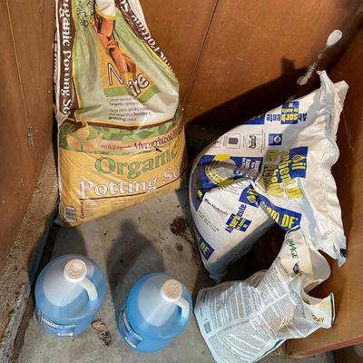 Large lot of household chemicals