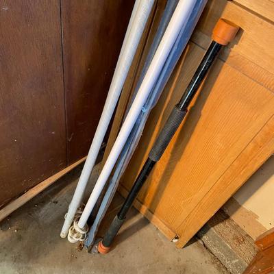 Spring loaded curtain rods Shower rods