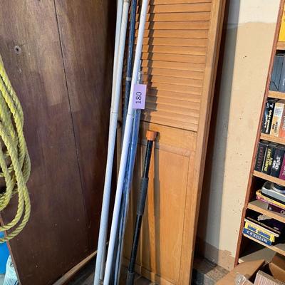 Spring loaded curtain rods Shower rods