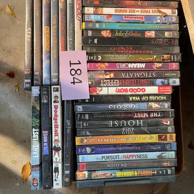 Flat of DVDs