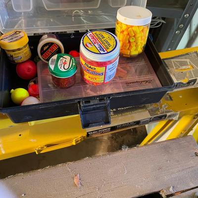 Tackle boxes w/ stuff