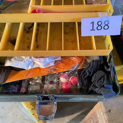 Tackle boxes w/ stuff