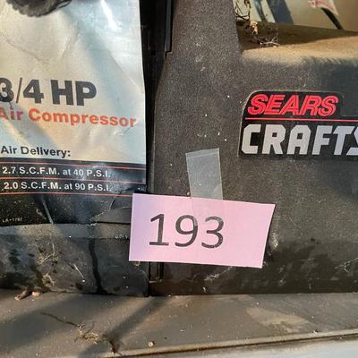 Craftsman Air compressor