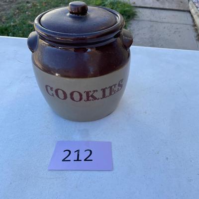 Vintage Stoneware Cookie Jar