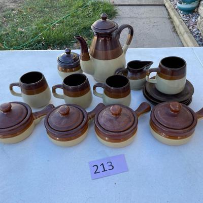 Stoneware Tea set