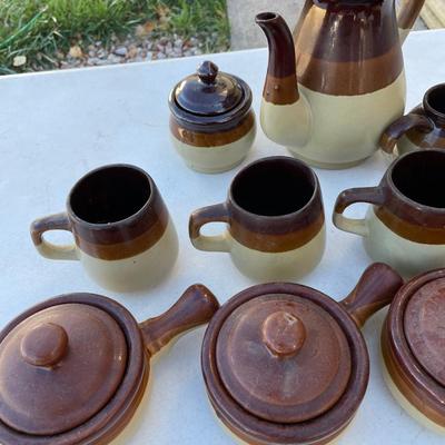 Stoneware Tea set