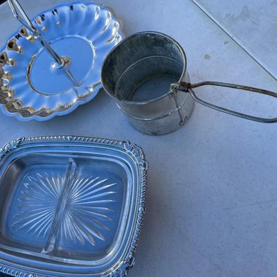 Flat of silverplate