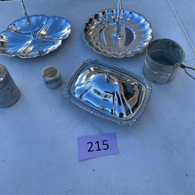 Flat of silverplate