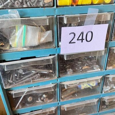 Hardware bin full
