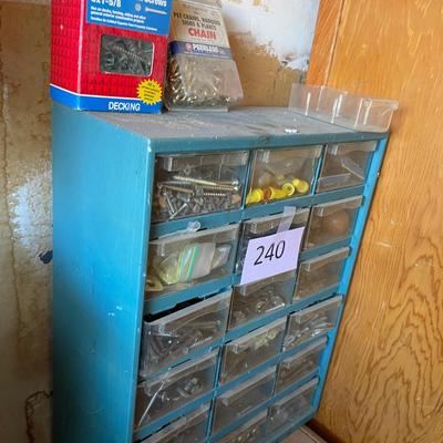 Hardware bin full