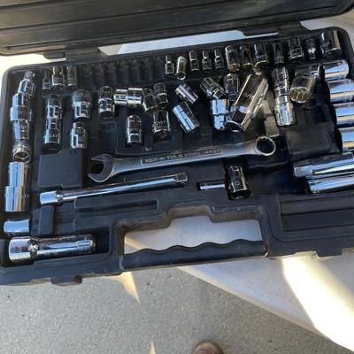 Socket set in box