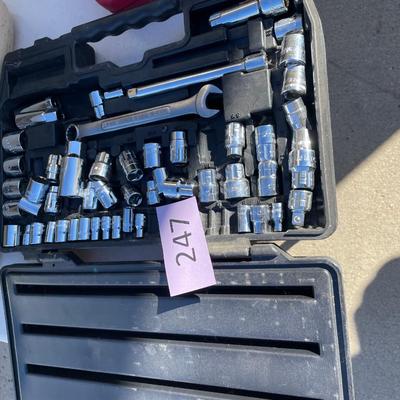 Socket set in box