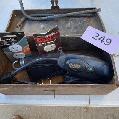 Old box with electric