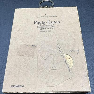 Vintage Paula Cutes Hanging Plaque â€œI Love You Momâ€