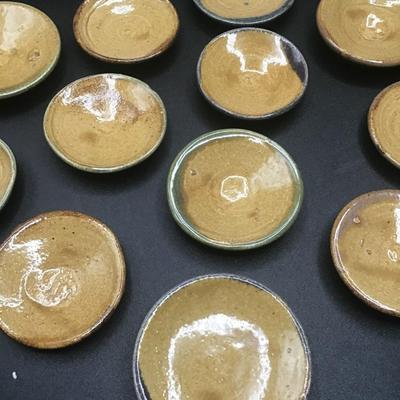 Lot of Small Pottery Discs