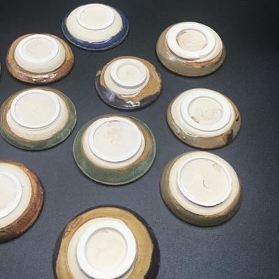Lot of Small Pottery Discs