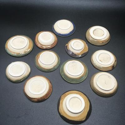 Lot of Small Pottery Discs