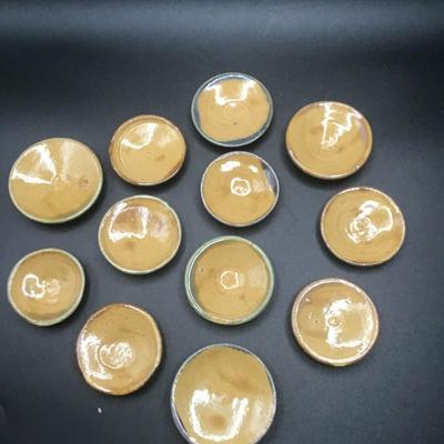 Lot of Small Pottery Discs
