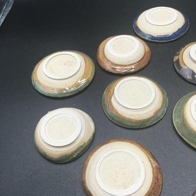 Lot of Small Pottery Discs