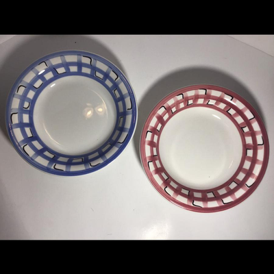 Pier 1 Imports Gingham Bowls