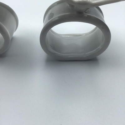 Vintage Fitz and Floyd White Porcelain Butterfly Napkin Rings 