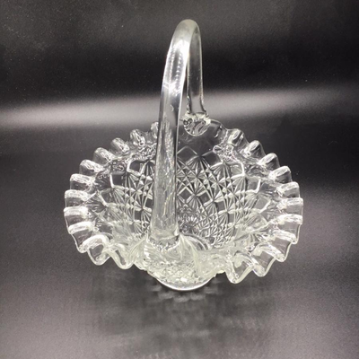 Fenton Clear Glass Basket