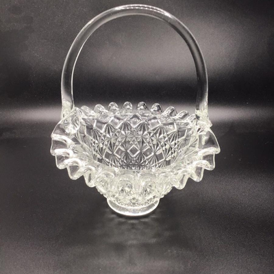 Fenton Clear Glass Basket