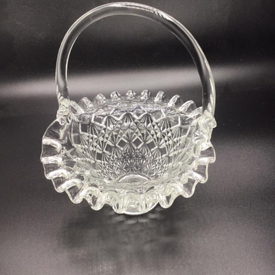Fenton Clear Glass Basket