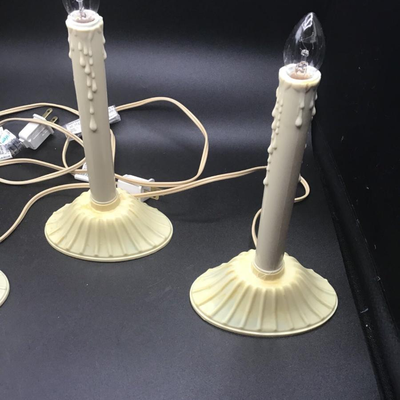 Plastic Melting Wax Electric Christmas Window Candles