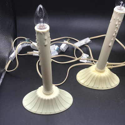 Plastic Melting Wax Electric Christmas Window Candles