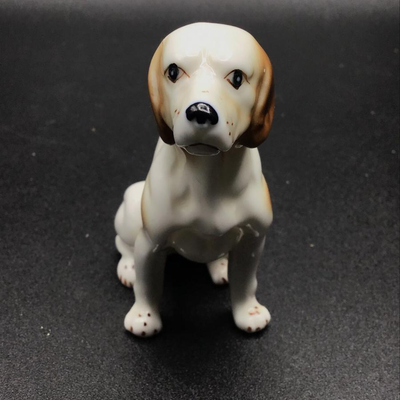 3" Porcelain Dog Figurine