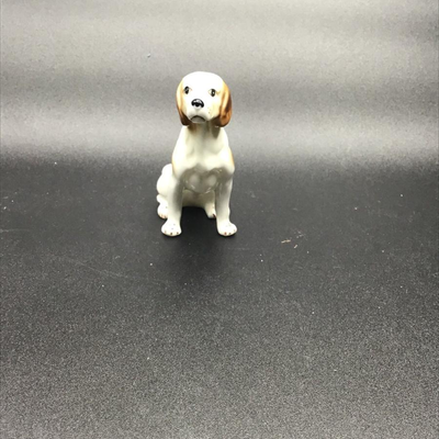 3" Porcelain Dog Figurine